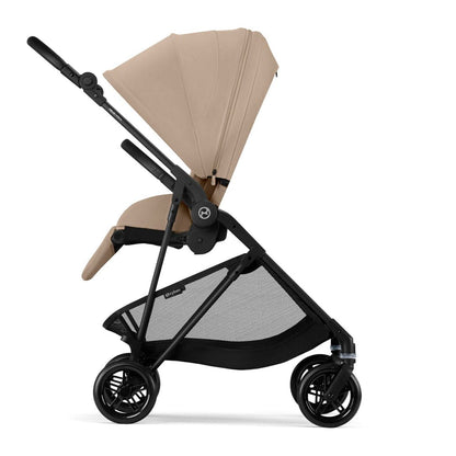 Cybex Coche Coche de paseo Melio Carbon Black Almond Beige - Cybex CBX525000011