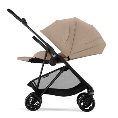 Cybex Coche Coche de paseo Melio Carbon Black Almond Beige - Cybex CBX525000011