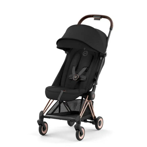 Cybex Coche ( PREVENTA) Coche de paseo Coya Chasis Rosegold - Sepia Black CBX522004245