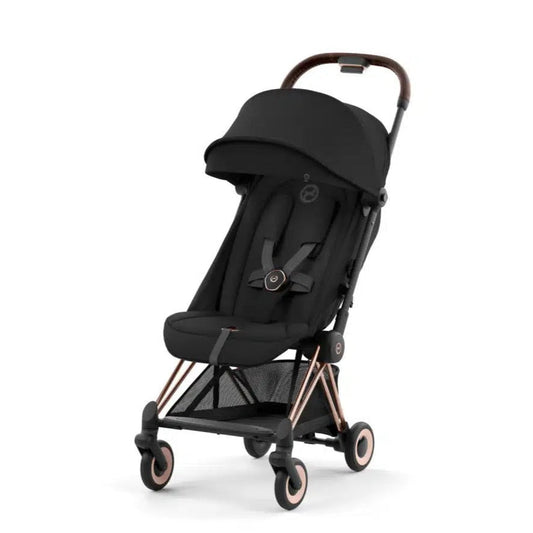 Cybex Coche ( PREVENTA) Coche de paseo Coya Chasis Rosegold - Sepia Black CBX522004245