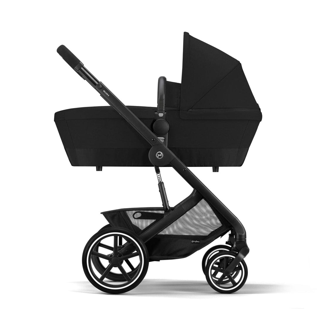 Cybex Coche Travel System Coche Balios 2 en 1 BLK Nebula Black + Aton B2 + Base CBX69091272227979