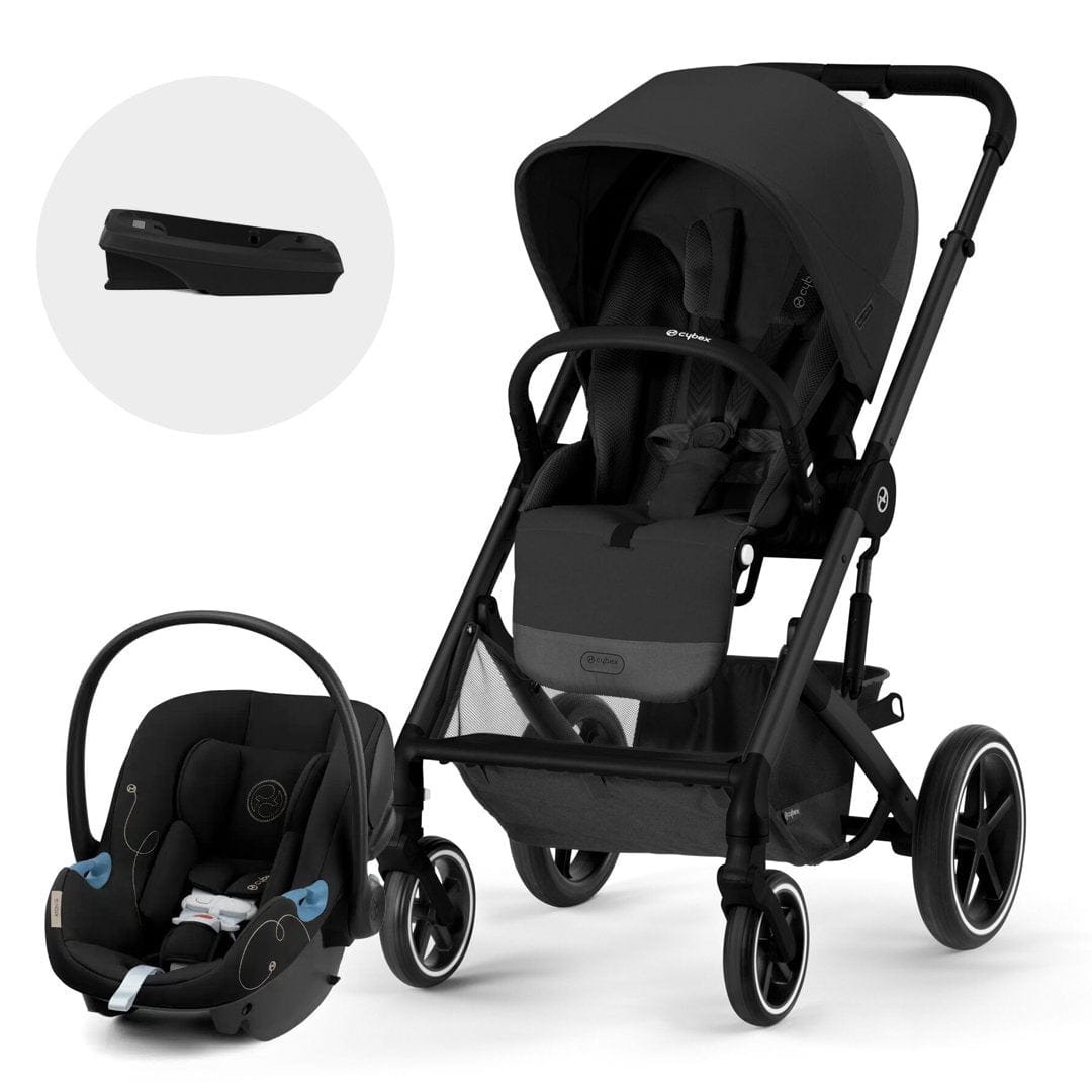 Cybex Coche Travel System Coche Balios S Lux 3.0 BLK Moon Black + Aton G + Base G CBX70680992076297