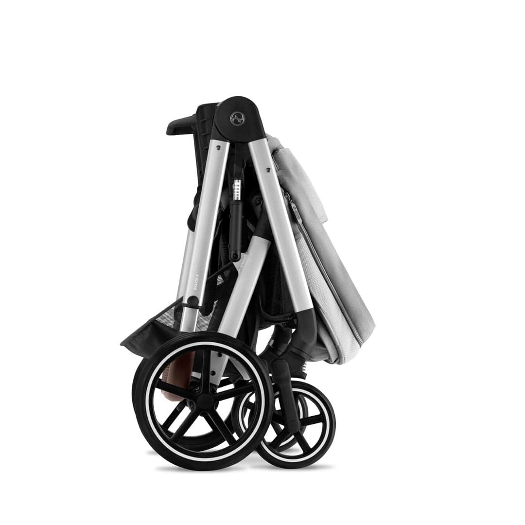 Cybex Coche Travel System Coche Balios S  Lux 3.0  SLV Lava Grey+ Aton 5+ Base CBX68452527317480