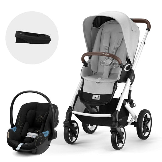 Cybex Coche Travel System Coche Balios S Lux 3.0 SLV Lava Grey + Aton G + Base G CBX70681014736159