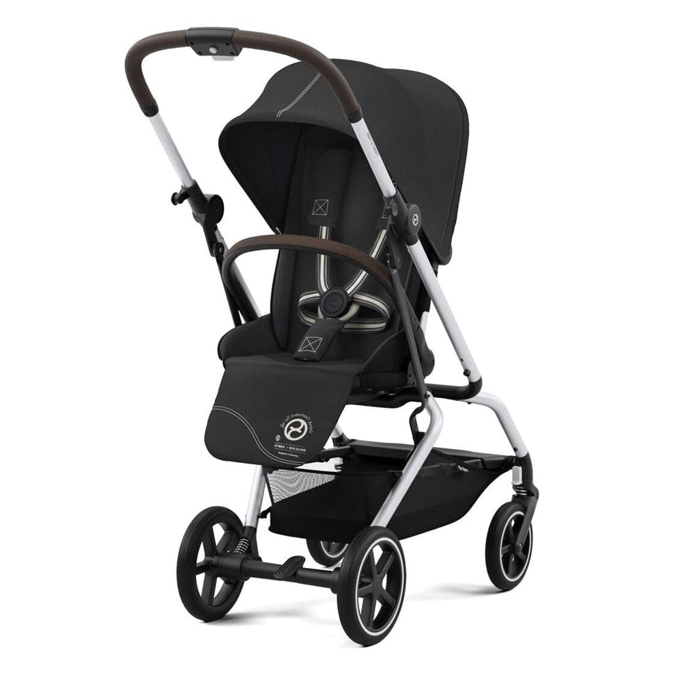 Cybex Coche Travel System Coche Compacto Eezy S TW PL SLV Moon Black + Aton B2 + Base CBX66662614681278