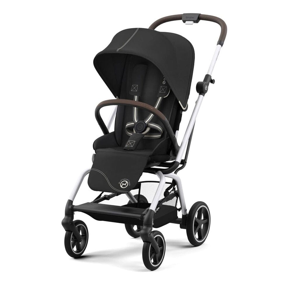 Cybex Coche Travel System Coche Compacto Eezy S TW PL SLV Moon Black + Aton B2 + Base CBX66662614681278