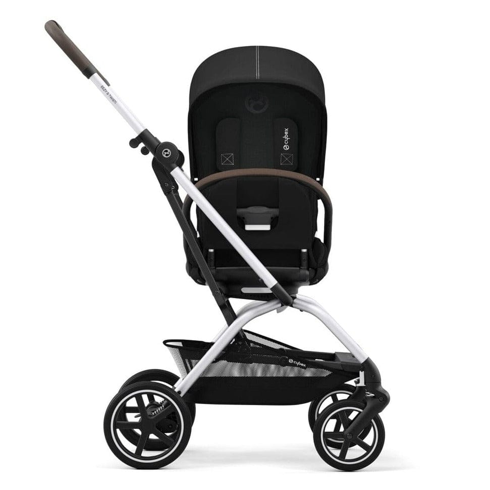 Cybex Coche Travel System Coche Compacto Eezy S TW PL SLV Moon Black + Aton B2 + Base CBX66662614681278