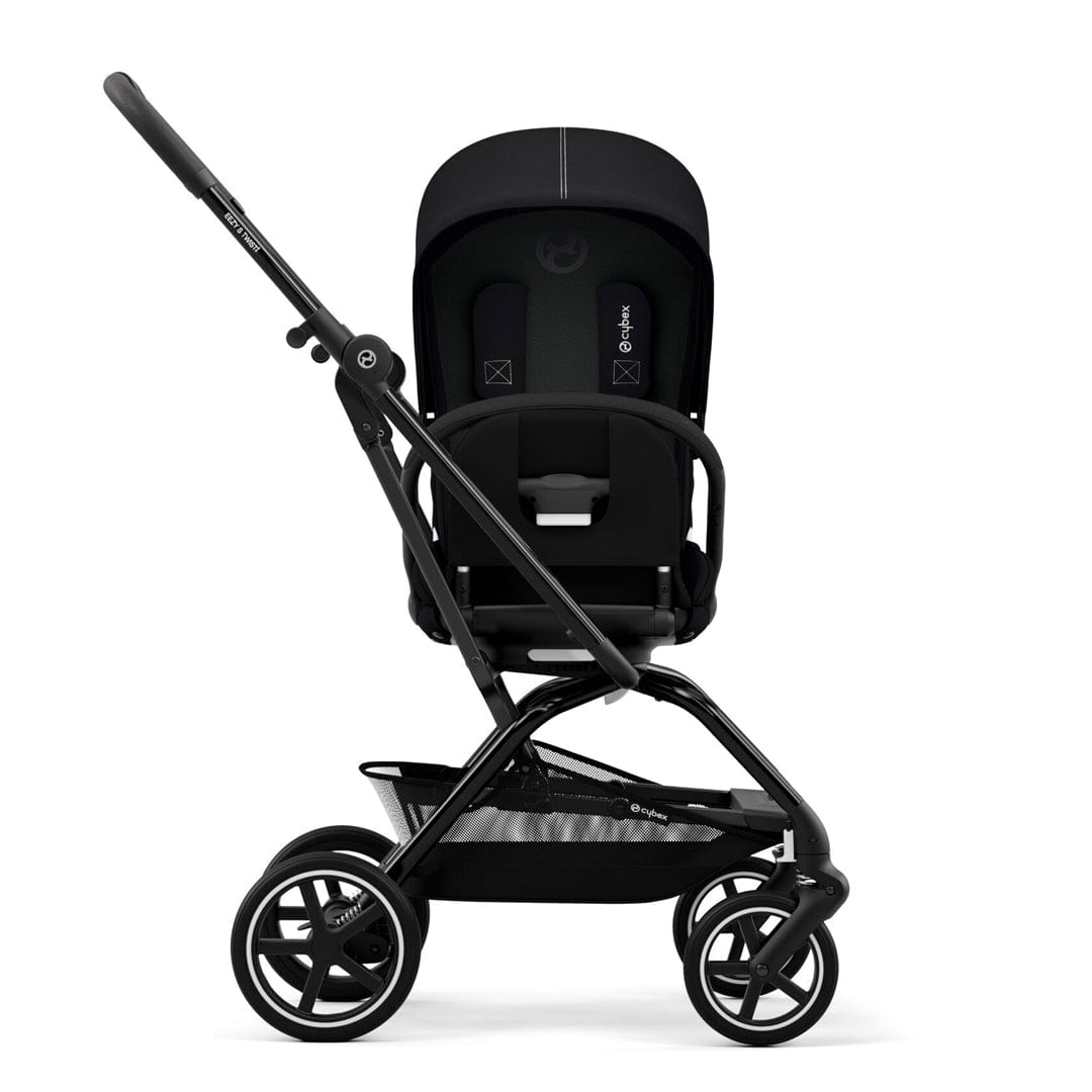 Cybex Coche Travel System Coche Compacto Eezy S TW PLUS BLK Moon Black+ Aton 5 + Base CBX66446398064282