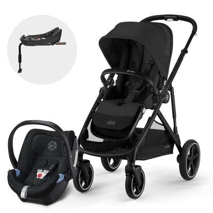 Cybex Coche Travel System Coche Gazelle  BLK Moon Black+ Aton 5 + Base CBX68486269807275