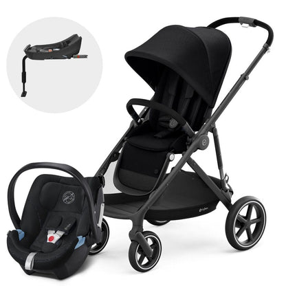 Cybex Coche Travel System Coche Gazelle S BLK Deep Black + Aton5 + Base CBX1611246443099