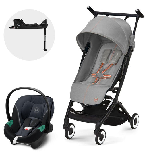 Cybex Coche Travel System Coche Libelle Lava Grey + Aton S2 + Base CBX1661960045006
