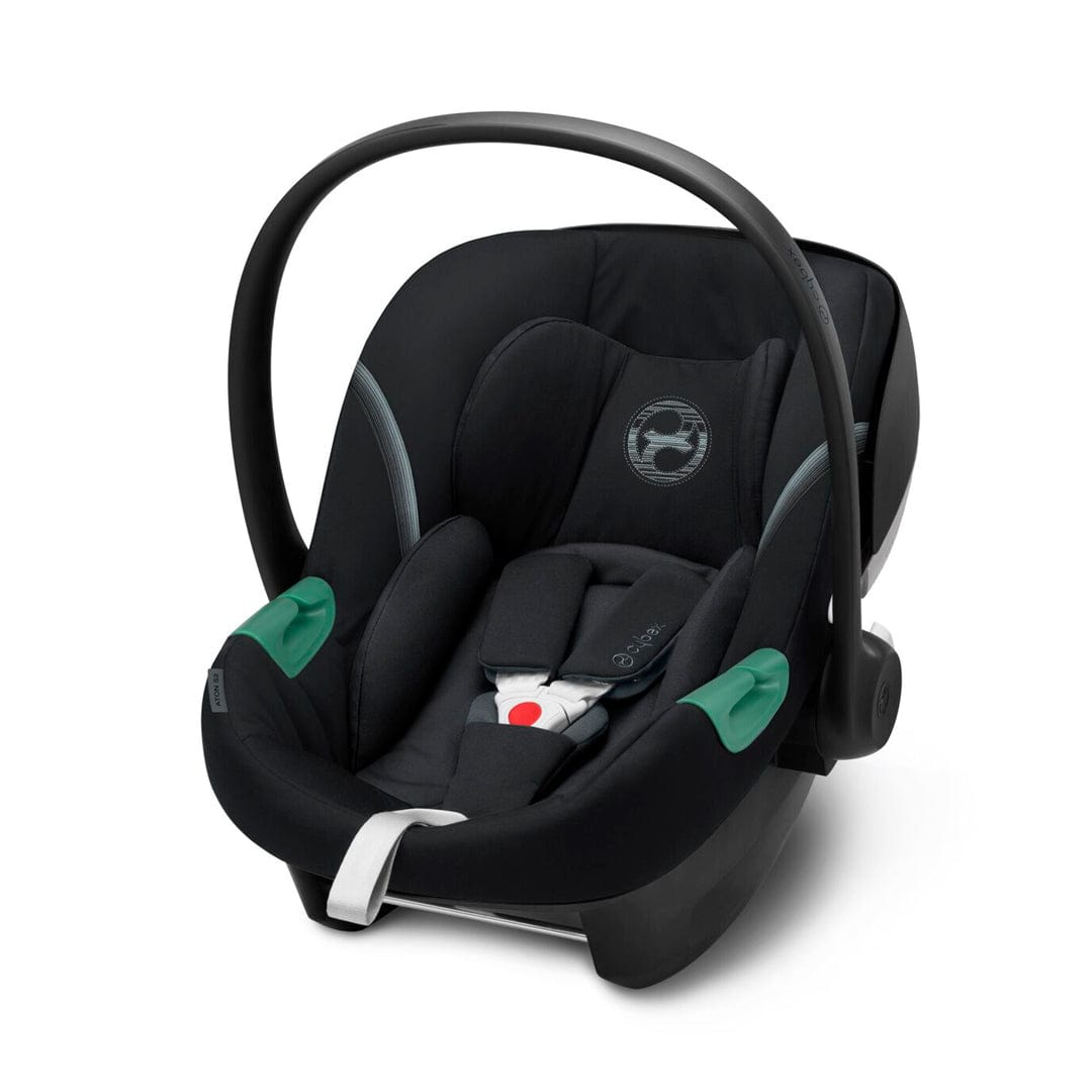Cybex Coche Travel System coche Orfeo SLV Moon Black + Aton S2 + Base CBX69360211497697
