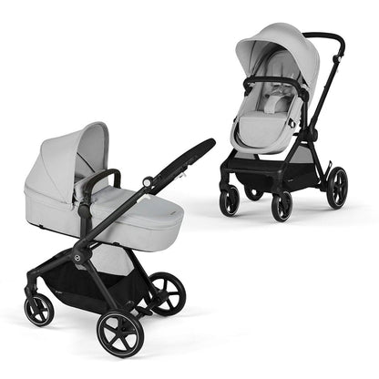 Cybex Coche Travel System EOS Lux 2 en 1 Blk Lava grey + Aton B2 + Base CBX70318339486339