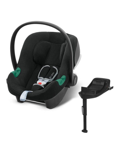 Cybex Coche Travel System EOS Lux 2 en 1 Moom Black + Aton B2 + Base CBX70318326422453