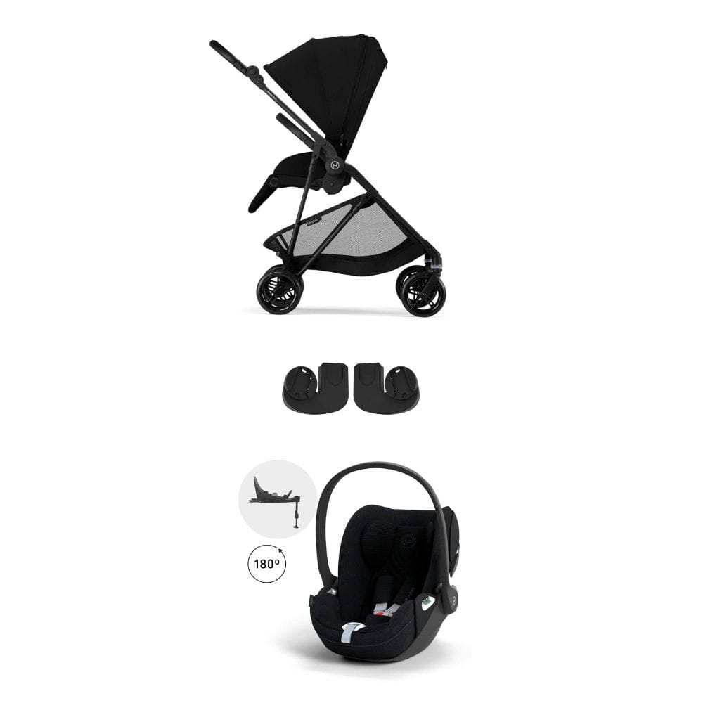 Cybex Coches Travel System Arma tu Pack Coche Melio con Silla nido para auto Cloud T PLUS - Cybex MELIOCLOUDPLUS