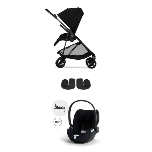 Cybex Coches Travel System Arma tu Pack Coche Melio con Silla nido para auto Cloud T PLUS - Cybex MELIOCLOUDPLUS
