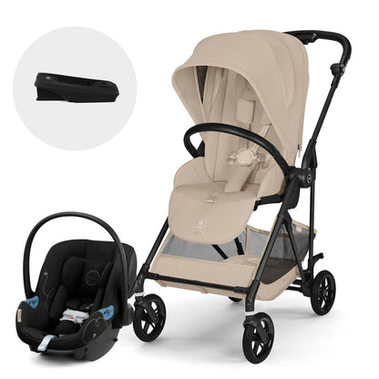 Cybex Coches Travel System Travel System Coche Melio Carbon AB + Aton G + Base - Cybex CBX76962551504635