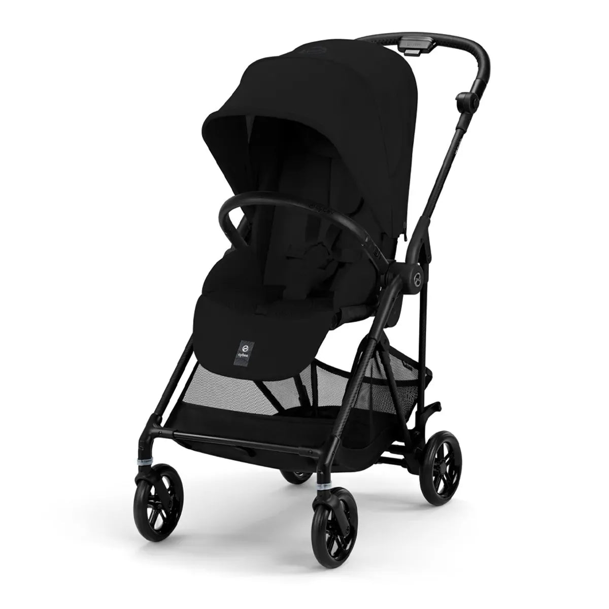 Cybex Coches Travel System Travel System Coche Melio Carbon MB + Aton B2 + Base - Cybex CBX76962428554076