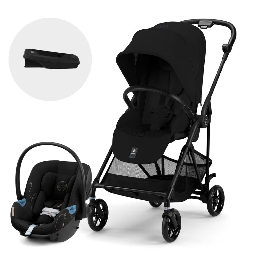 Cybex Coches Travel System Travel System Coche Melio Carbon MB + Aton G + Base - Cybex CBX76962503641795