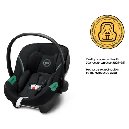 Cybex Coches Travel System Travel System Coche Melio Carbon MB + Aton S2 + Base - Cybex CBX76962450730267