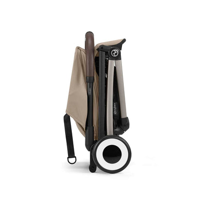 Cybex Coches Travel System Travel System coche Orfeo TPE Almond Beige + Aton S2 + Base - Cybex CBX73385517931414