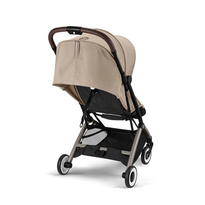 Cybex Coches Travel System Travel System coche Orfeo TPE Almond Beige + Aton S2 + Base - Cybex CBX73385517931414