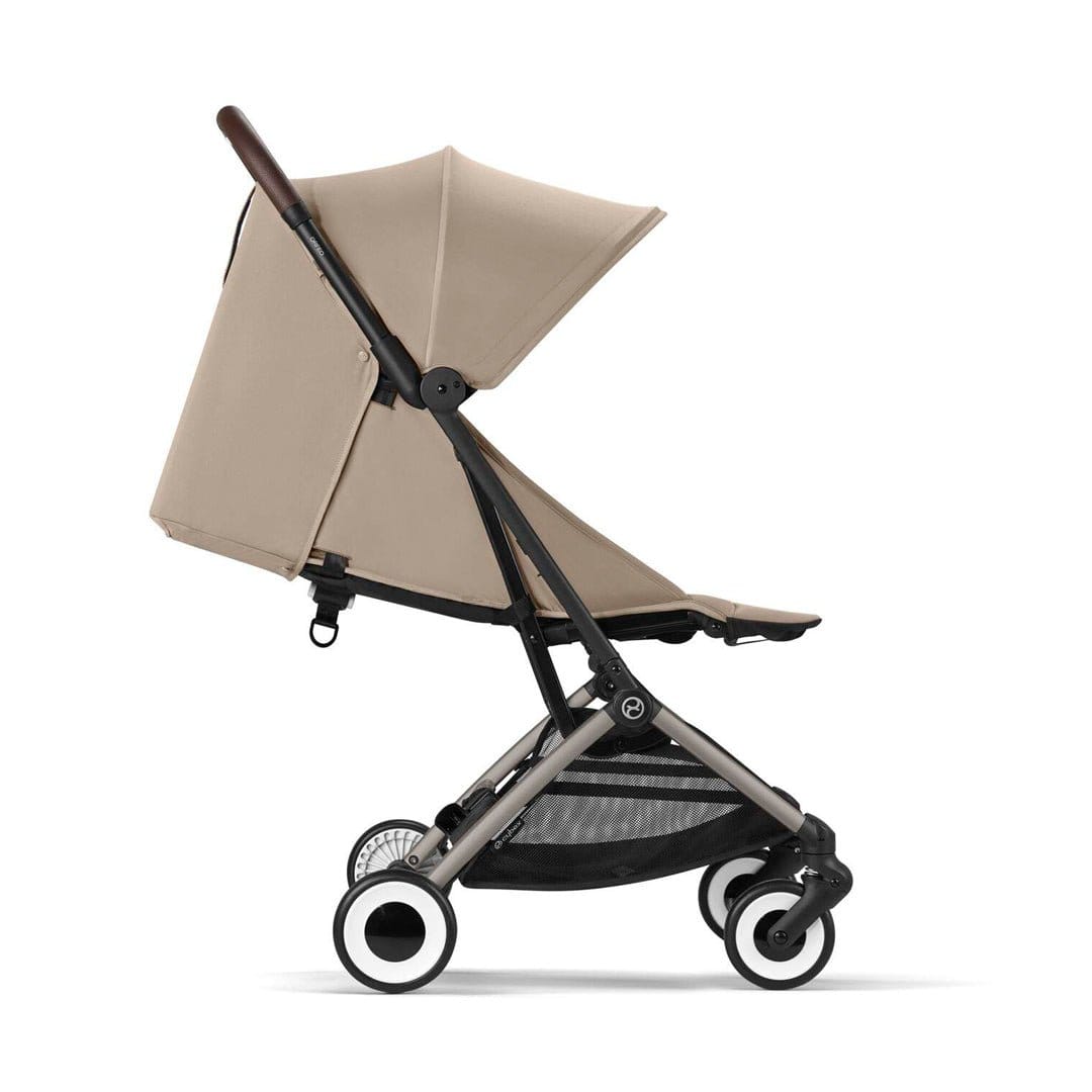 Cybex Coches Travel System Travel System coche Orfeo TPE Almond Beige + Aton S2 + Base - Cybex CBX73385517931414
