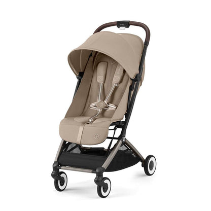 Cybex Coches Travel System Travel System coche Orfeo TPE Almond Beige + Aton S2 + Base - Cybex CBX73385517931414