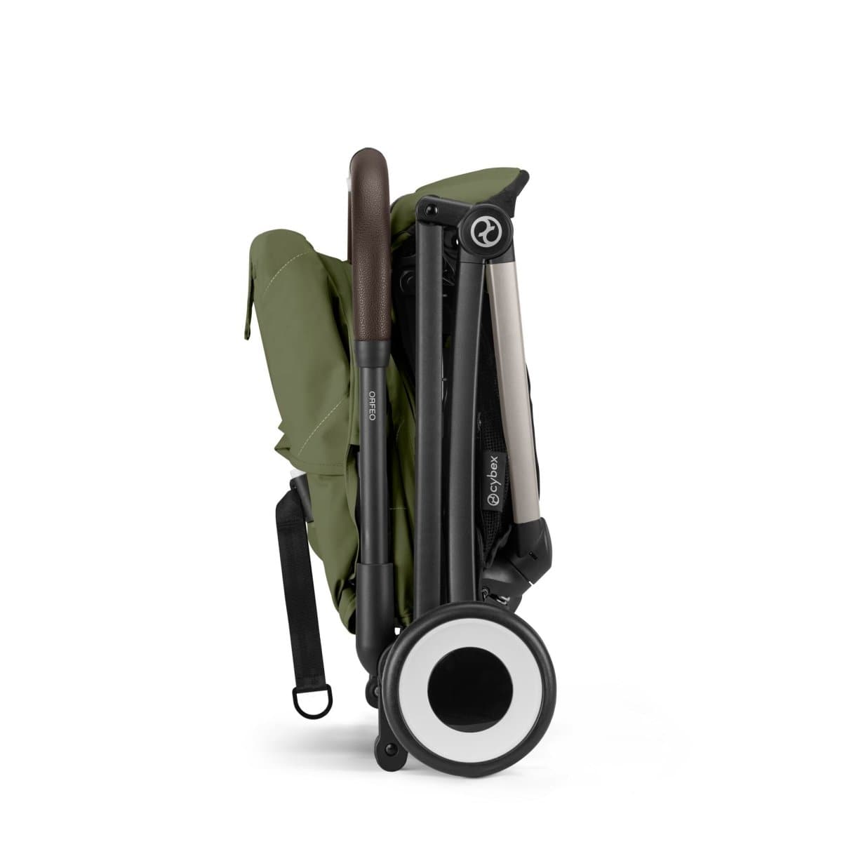 Cybex Coches Travel System Travel System coche Orfeo TPE Moon Green Khaki + Aton S2 + Base - Cybex CBX76858605059365