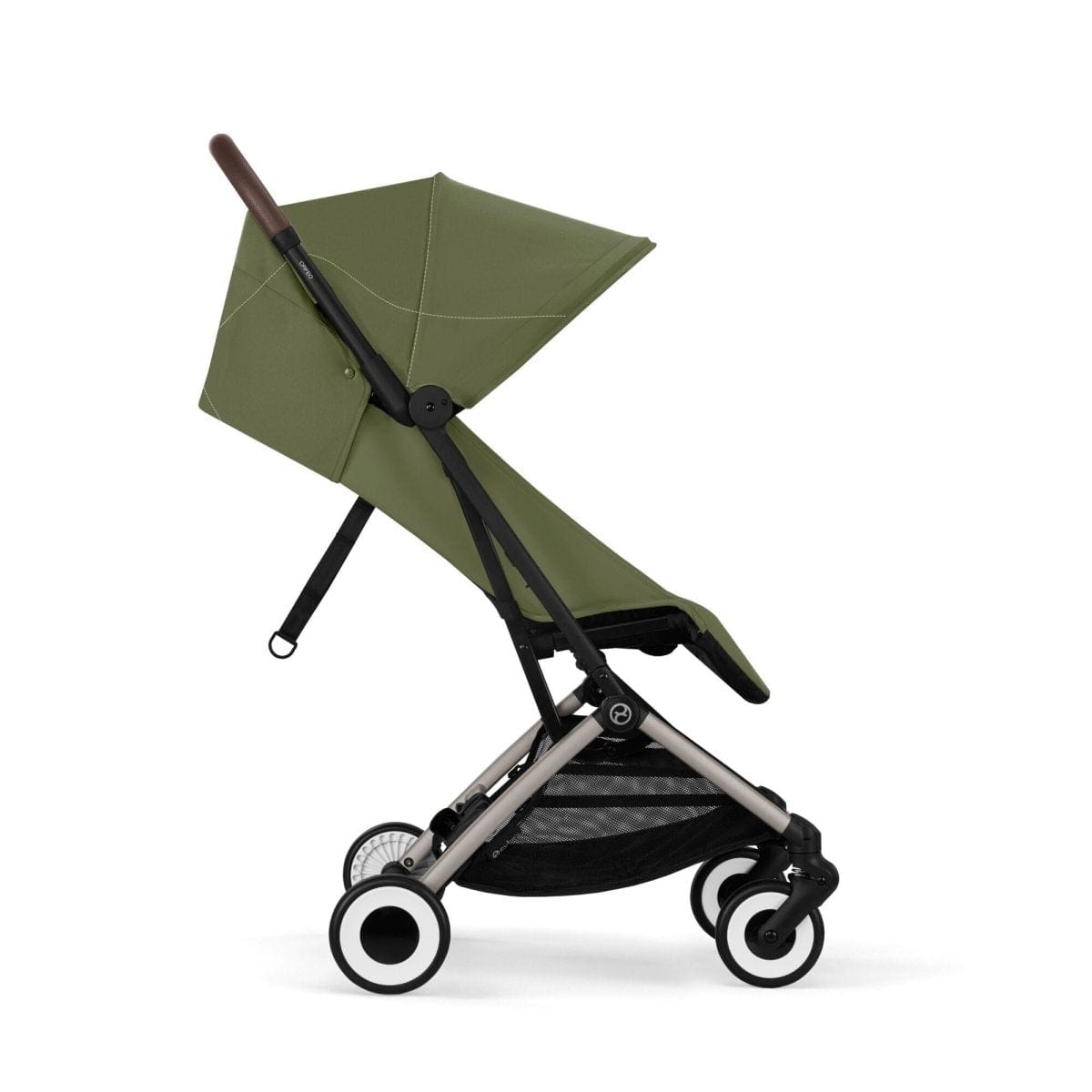 Cybex Coches Travel System Travel System coche Orfeo TPE Moon Green Khaki + Aton S2 + Base - Cybex CBX76858605059365