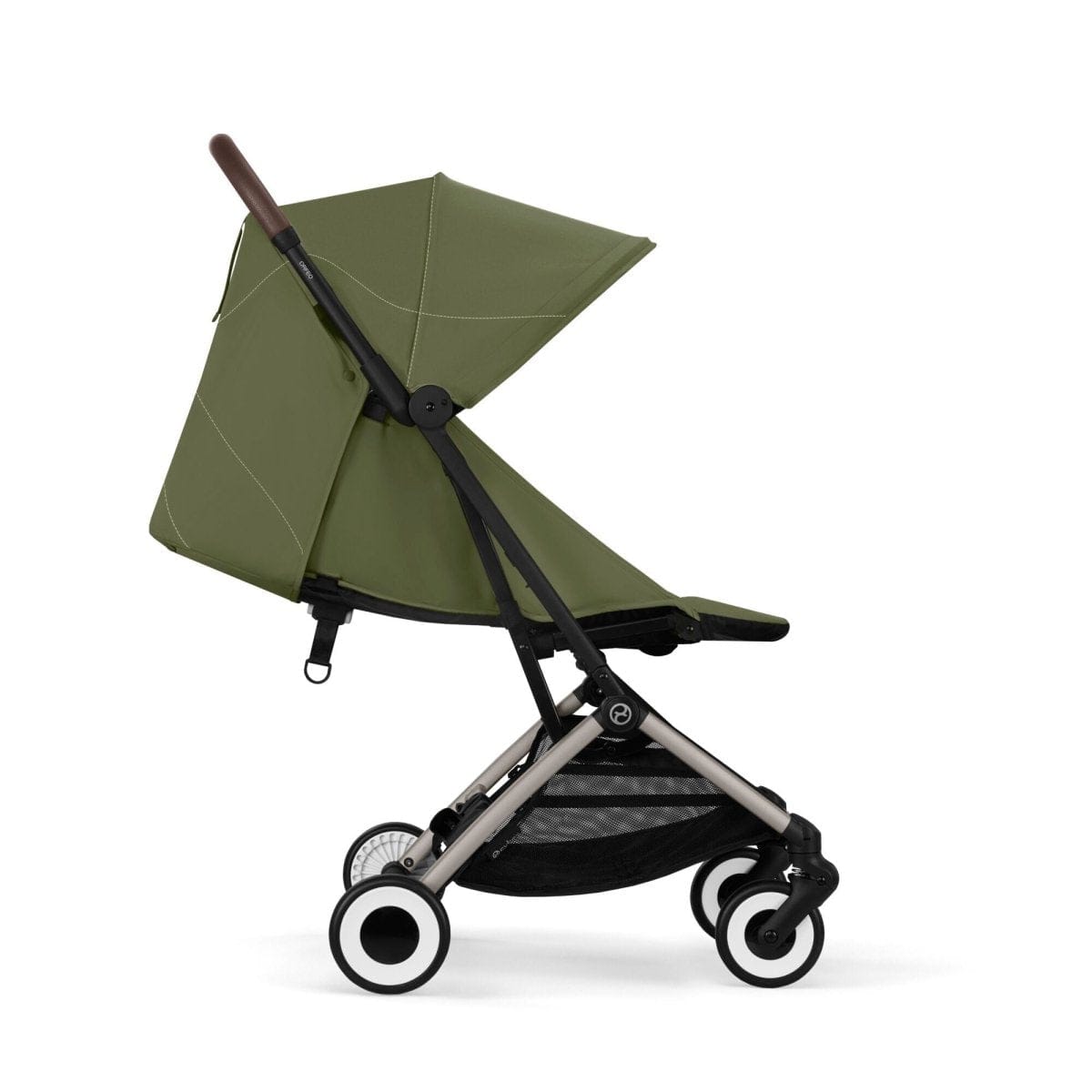 Cybex Coches Travel System Travel System coche Orfeo TPE Moon Green Khaki + Aton S2 + Base - Cybex CBX76858605059365
