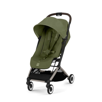 Cybex Coches Travel System Travel System coche Orfeo TPE Moon Green Khaki + Aton S2 + Base - Cybex CBX76858605059365