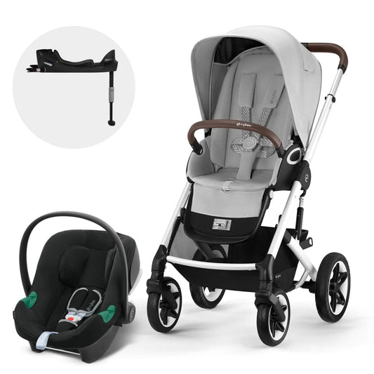 Cybex Coches Travel System Travel System Talos S Lux 2.0 SLV Lava Grey + Aton B2 - Cybex CBX68149676646195