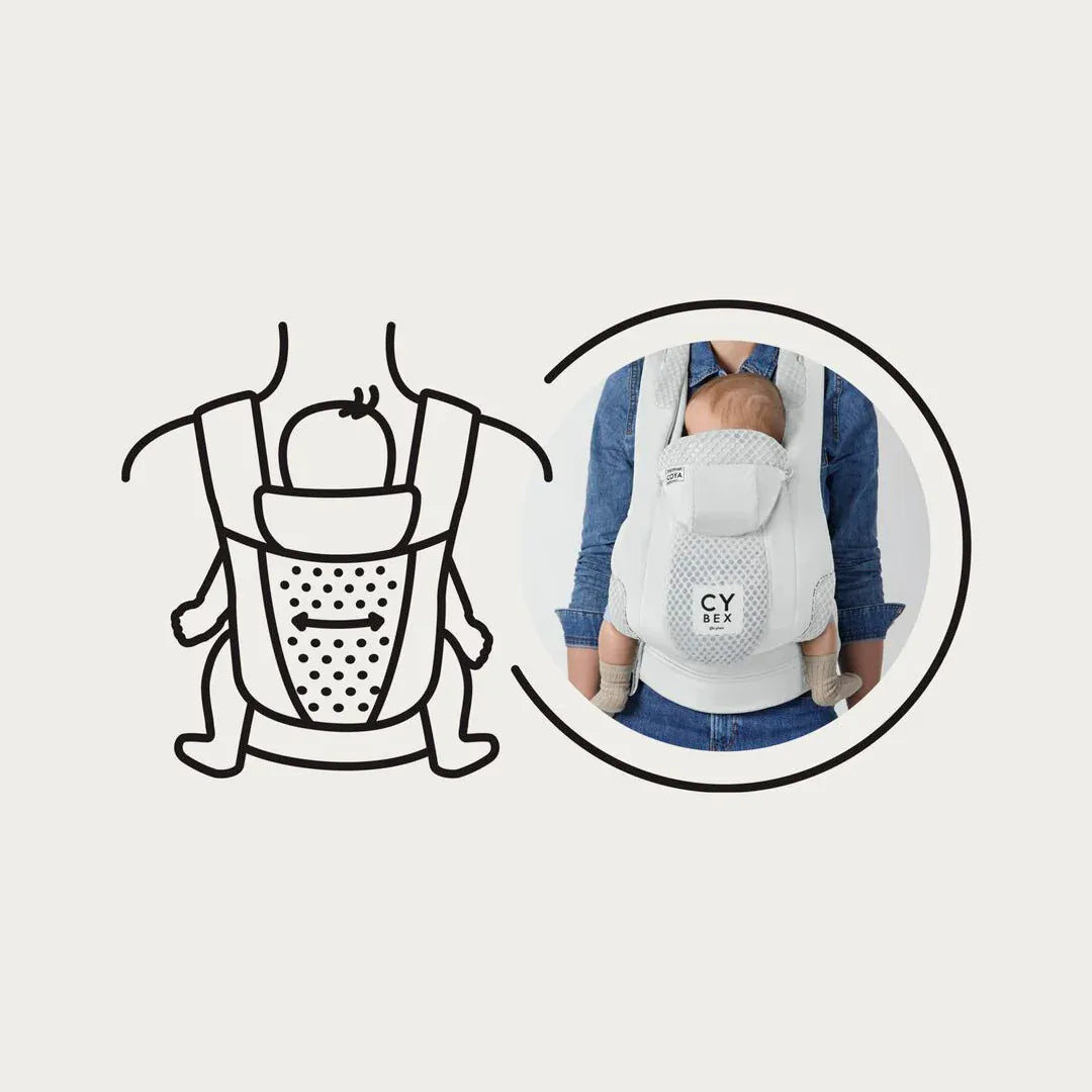 Cybex portabebes Portabebé Ergonómico Coya Carrier Thunder Grey | Cybex CBX524000731