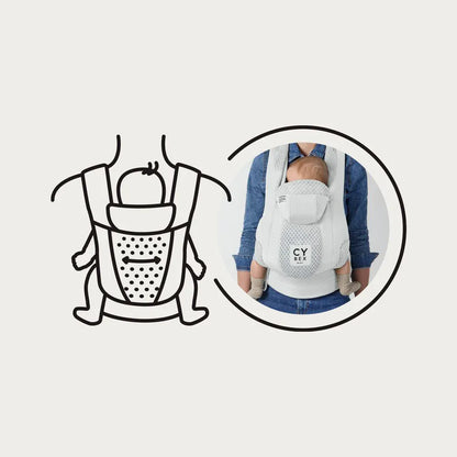 Cybex portabebes Portabebé Ergonómico Coya Carrier Thunder Grey | Cybex CBX524000731