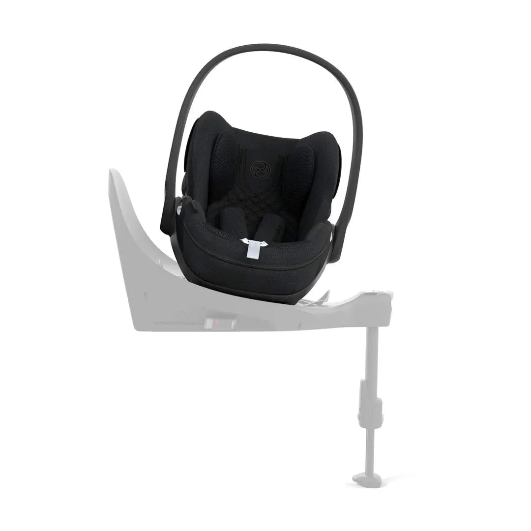 Cybex Silla de auto huevito Silla de auto nido Cloud T + Base T  i-Size Sepia Black PLUS - Cybex CBX523000345