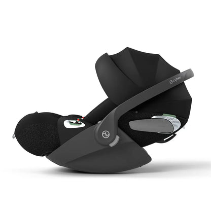 Cybex Silla de auto huevito Silla de auto nido Cloud T + Base T  i-Size Sepia Black PLUS - Cybex CBX523000345