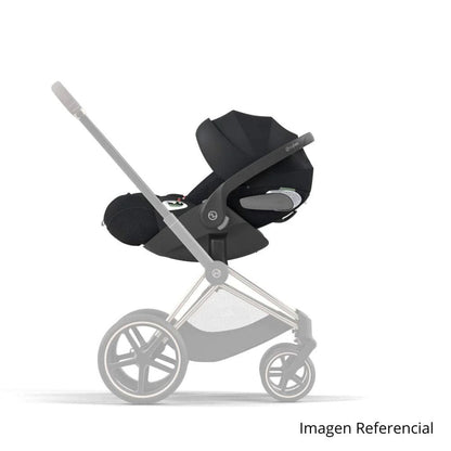 Cybex Silla de auto huevito Silla de auto nido Cloud T + Base T Sepia Black - Cybex CBX523000339