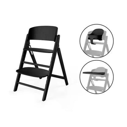Cybex Sillas de comer Silla de comer evolutiva Click & Fold 3 en 1 BT Stunning Black- Cybex CBX524000797
