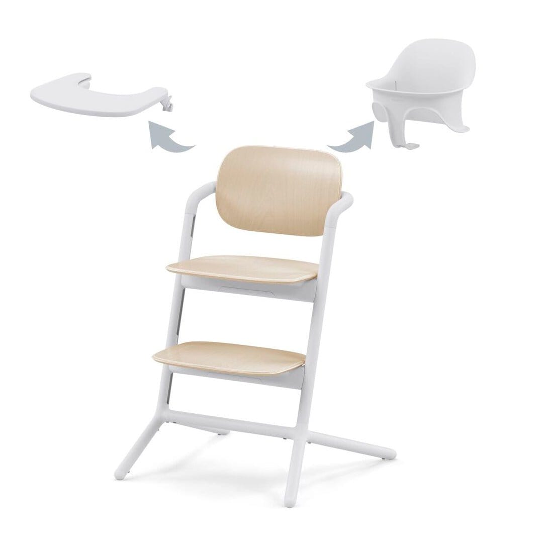 Cybex Sillas de comer Silla de comer evolutiva Lemo 3 en 1 sand white - Cybex CBX521003185