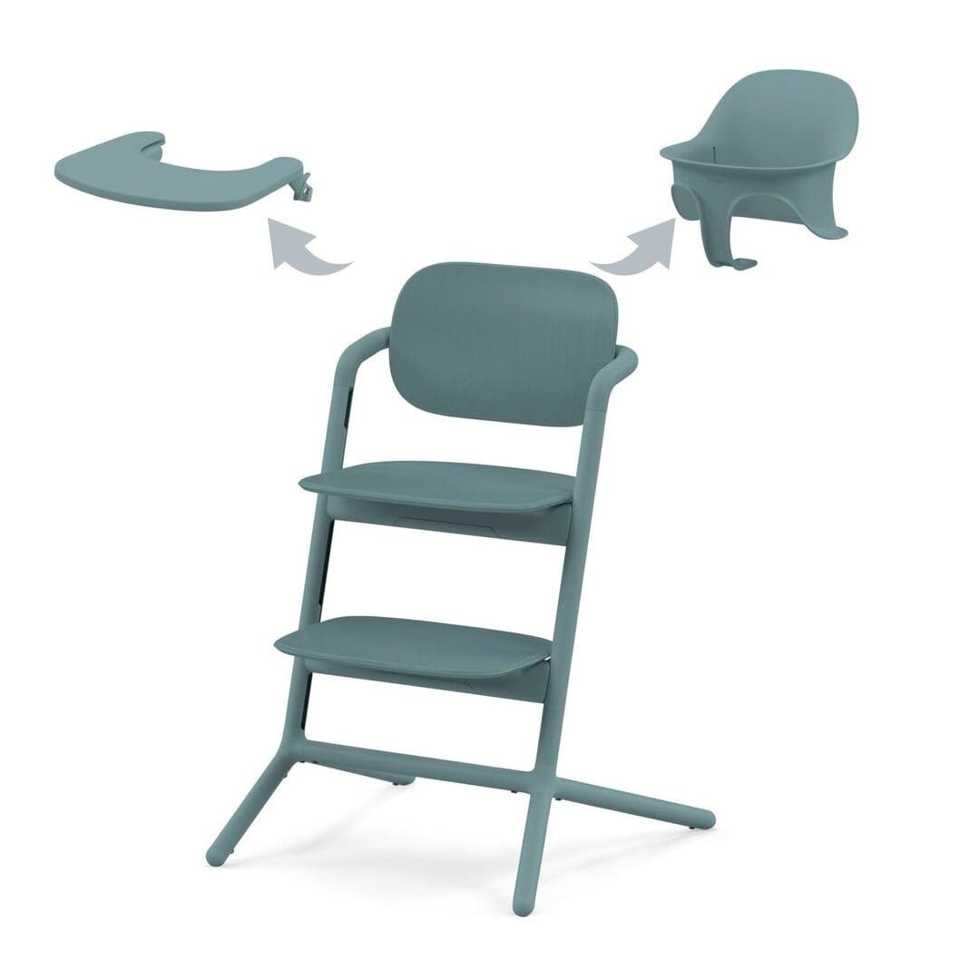 Cybex Sillas de comer Silla de Comer evolutiva Lemo 3 en 1 Stone Blue - Cybex CBX521003167