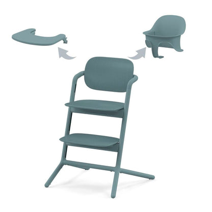 Cybex Sillas de comer Silla de Comer evolutiva Lemo 3 en 1 Stone Blue - Cybex CBX521003167