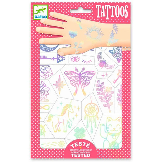 Design By Djeco Accesorios Tatuajes Temporales Amuletos de la suerte