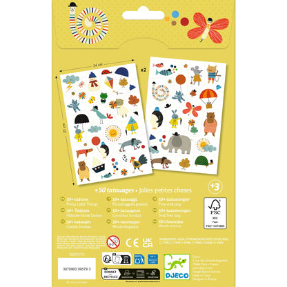 Design By Djeco Accesorios Tatuajes temporales cosas bonitas - Design by Djeco DJ09579