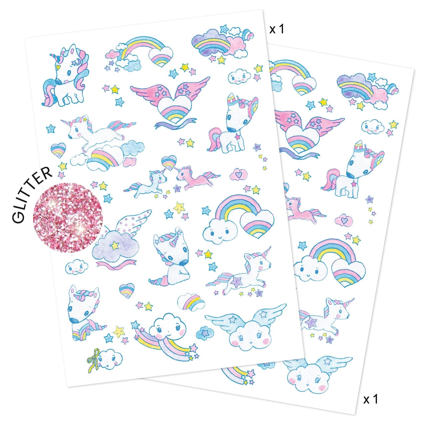 Design By Djeco Accesorios Tatuajes temporales unicornios - Design By Djeco DJ09575