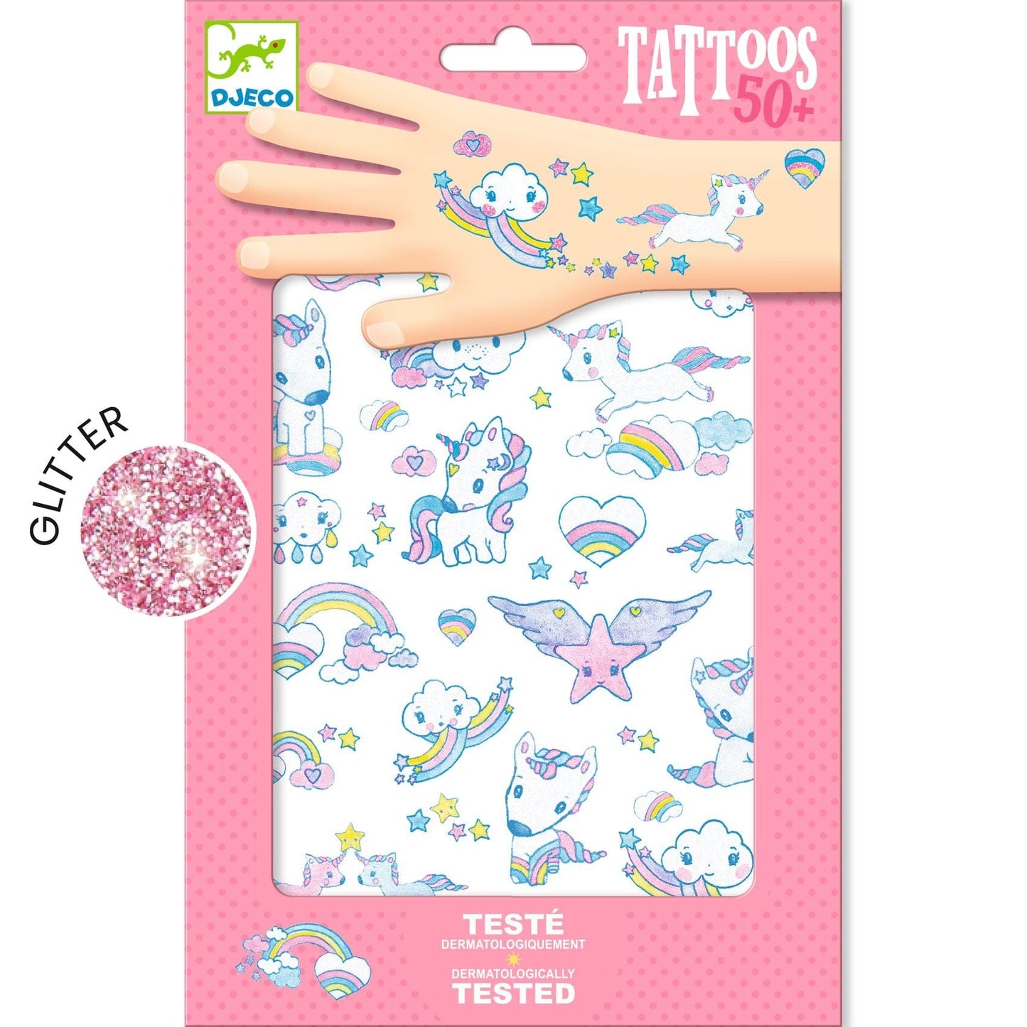 Design By Djeco Accesorios Tatuajes temporales unicornios - Design By Djeco DJ09575