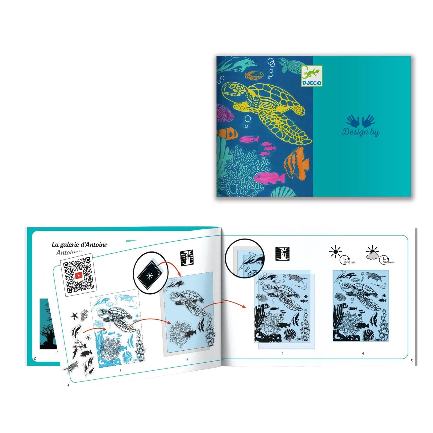 Design By Djeco Arte / Manualidades Cianotipia Ultramar - Design By Djeco DJ09353