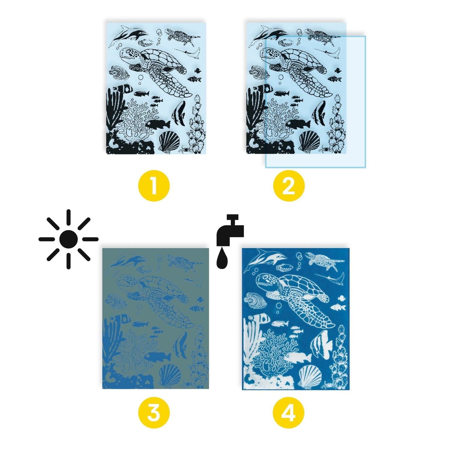 Design By Djeco Arte / Manualidades Cianotipia Ultramar - Design By Djeco DJ09353