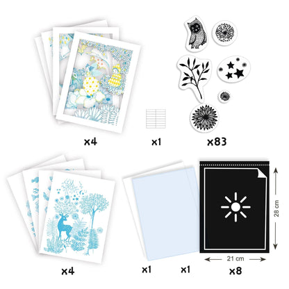 Design By Djeco Arte / Manualidades Cianotipo Au clair de la lune - Design By Djeco DJ09342