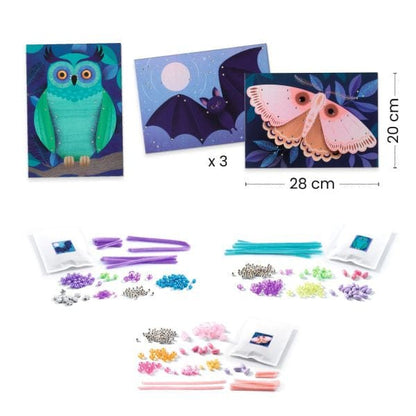 Design By Djeco Arte / Manualidades Juego de manualidades ilumina la noche con mostacillas - Design By Djeco DJ09900